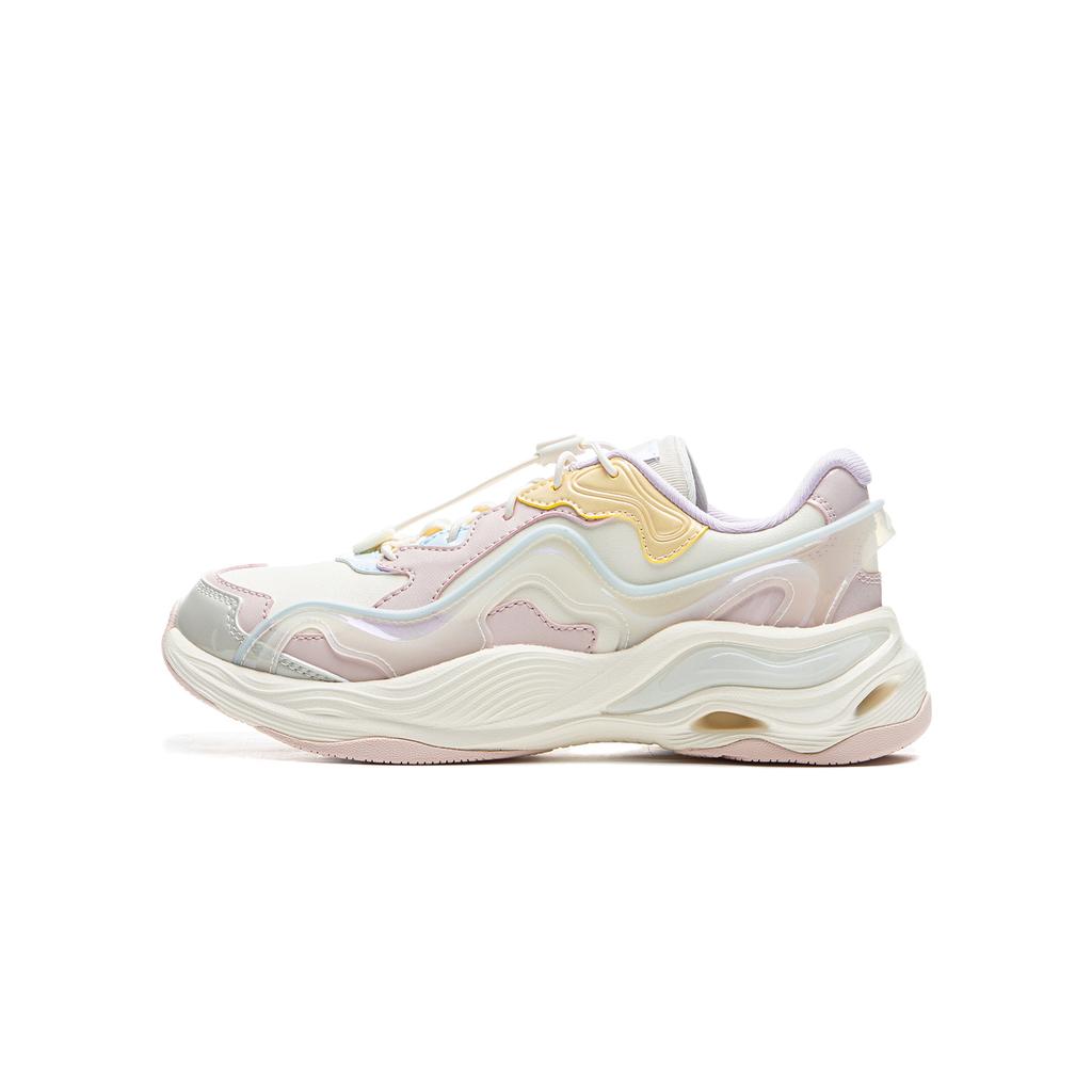 Li Ning Comfortable Simple Non-Slip Wear-Resistant Low-Top Casual Shoes Kids Sneakers YKCU168-12