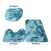 Mat Set with Toilet Lid Cover Elegant and Modern Design