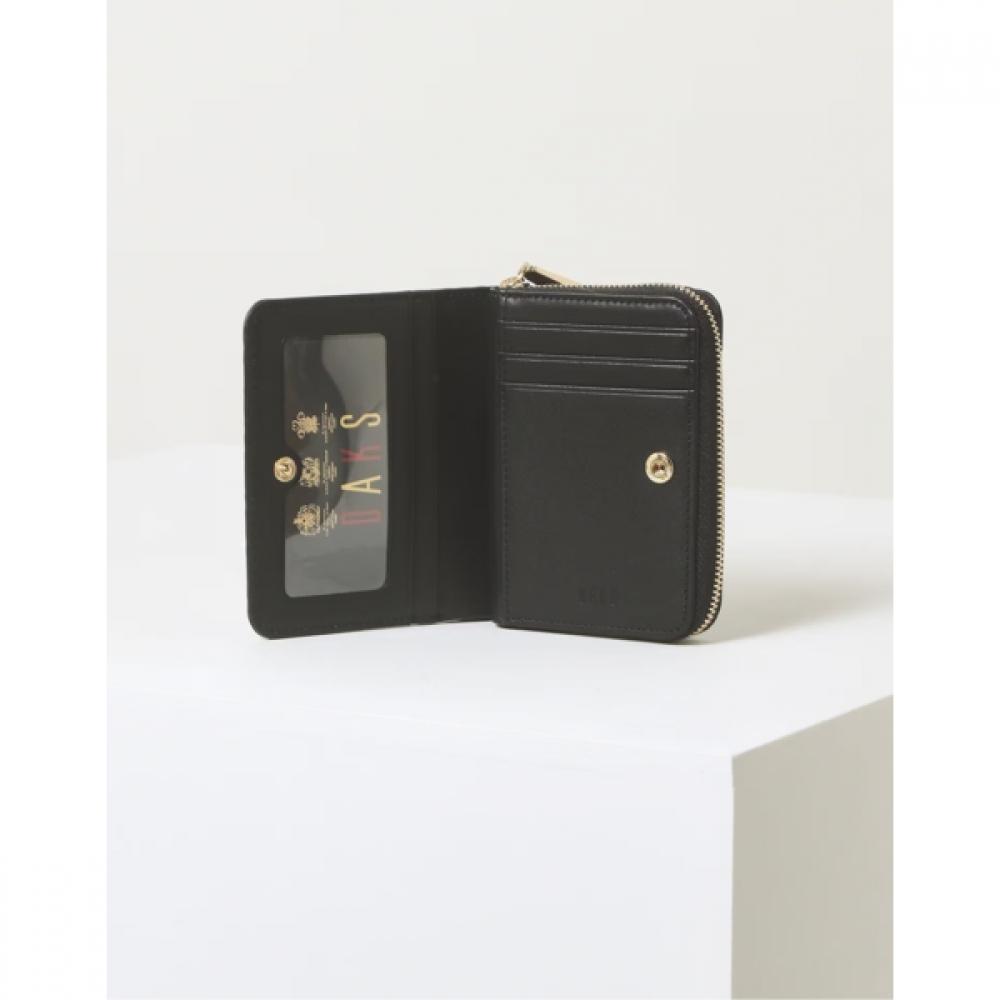 Daks Black Carlisle Embossed Leather Golddd Zipper Wallet Dcwa6f216bk