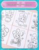 Красочный набор для творчества Cinnamoroll для детей: Блестящий макияж, Акварельные фломастеры, Мелки, Краски - Идеально для детского сада и подарков для рисования