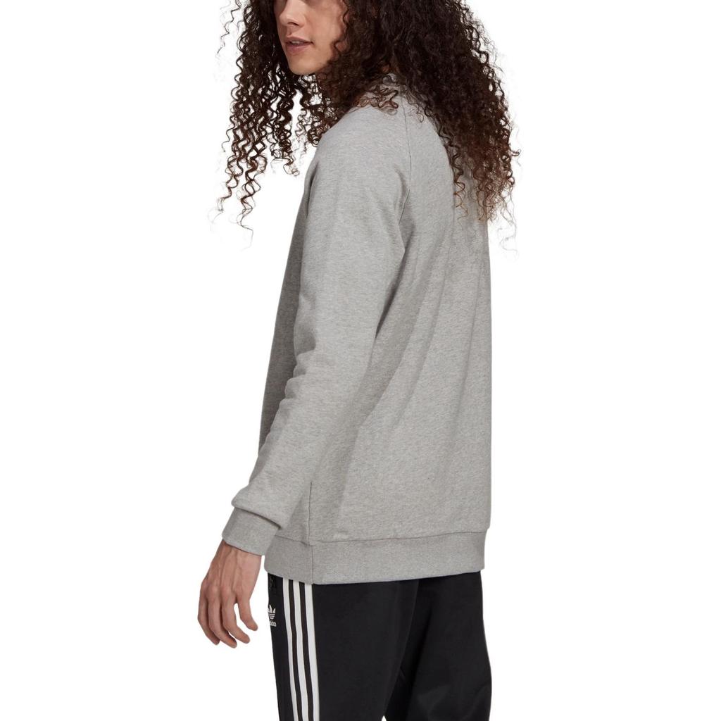 adidas Толстовки Мужские Серые С Круглым Вырезом Умеренный Обычный H06650