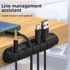 Self-Adhesive Cable Organizer: Desktop Charger Protector & Headphone Winder
