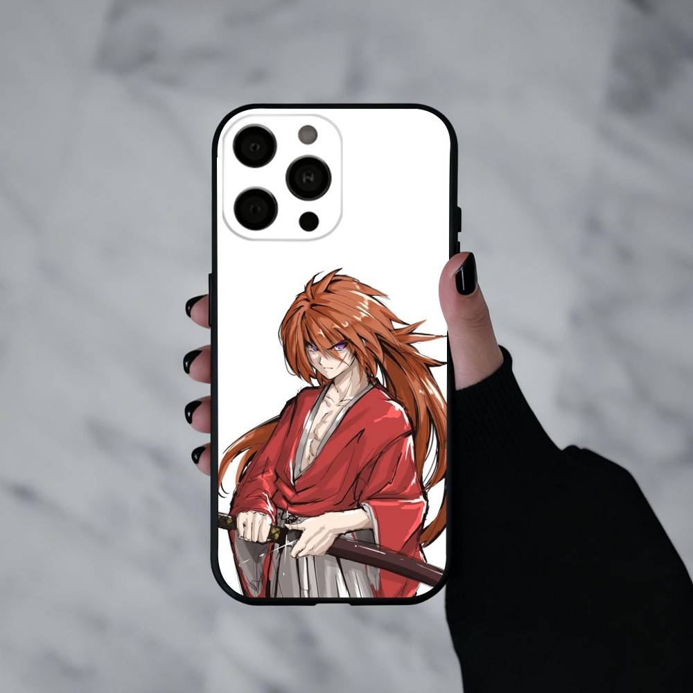 Чехол для телефона Аниме R-Rurouni K-Kenshin-N для iPhone 17pro,16,15,14,13,12,11 Plus,Pro Max,XS,Мягкий силиконовый черный чехол