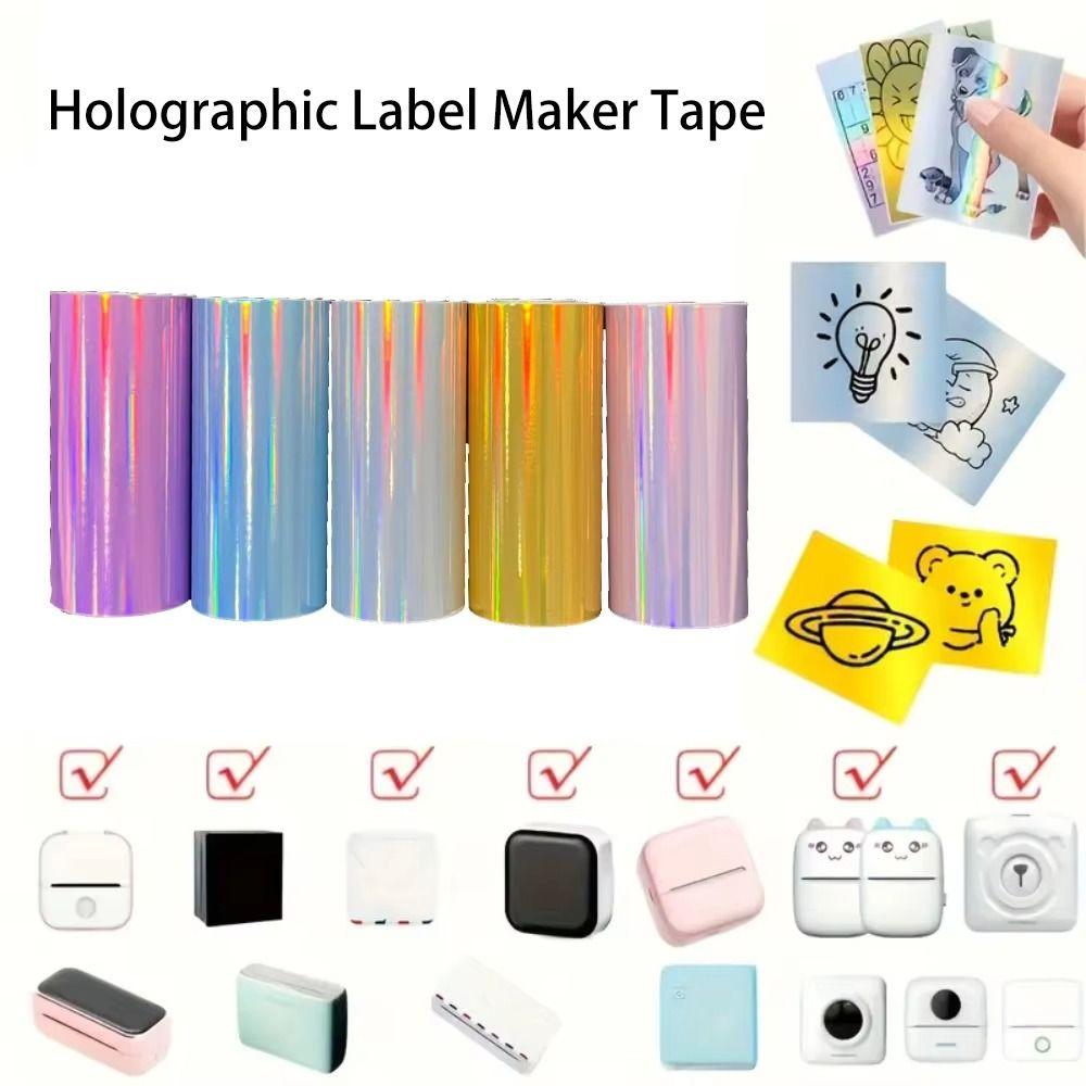 HD Color Thermal Printer Papers Glossy Self-adhesive Labels Journal Photo