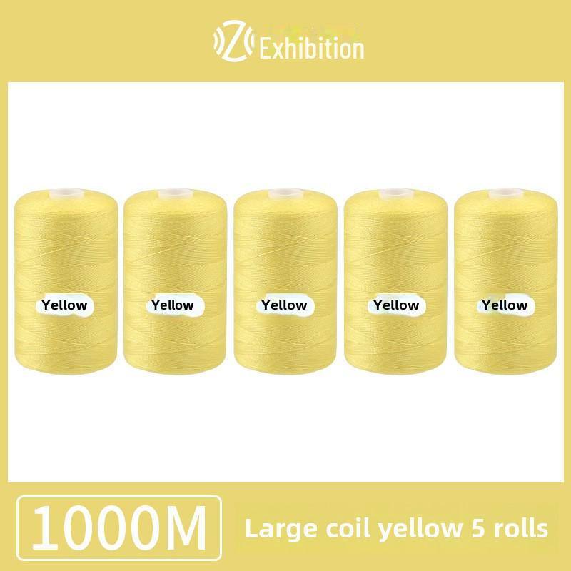 1000 ярдов ниток для бытового шитья: Полиэстер, цветная ручная работа, тонкая катушка