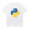 Винтажная футболка Python для программиста, разработчика компьютерного программного обеспечения, футболка унисекс, рубашки для программирования, футболки для кодирования, топы, одежда