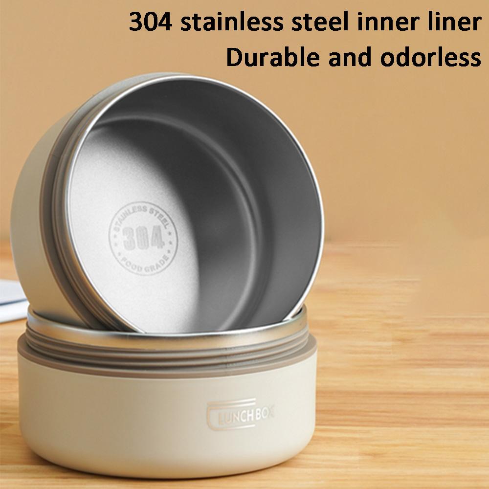Ланч-бокс Портативный изолированный набор контейнеров для обеда Штабелируемый контейнер для обеда Bento из нержавеющей стали