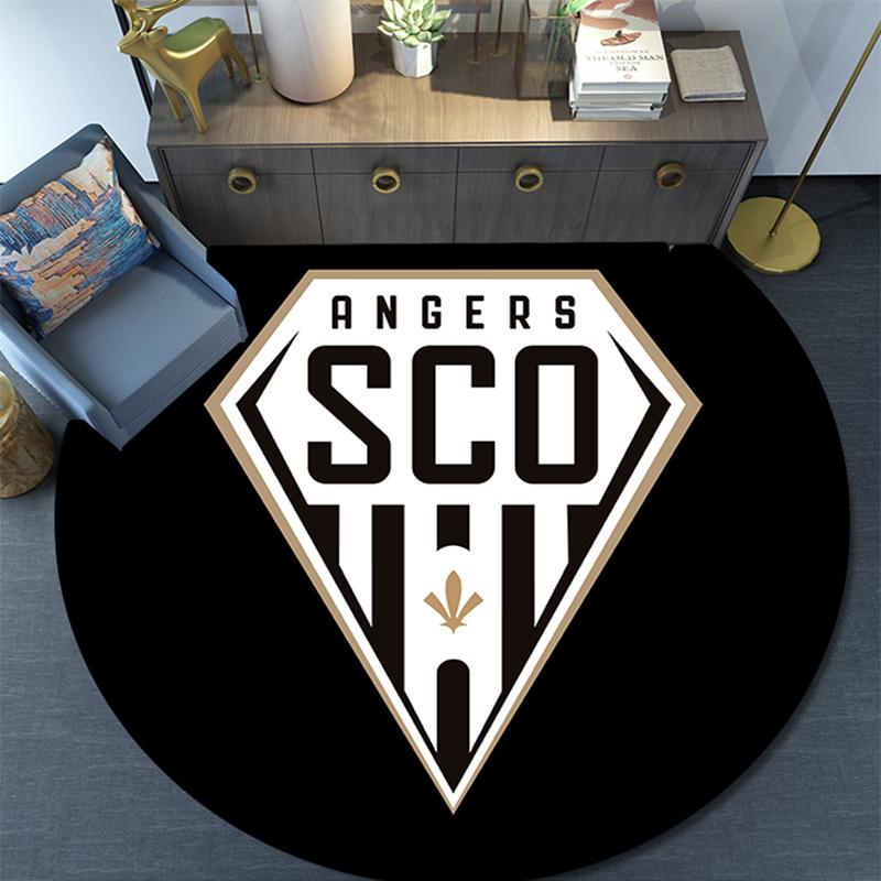 Angers SCO Round Area Rug Under Office Chairs Bedroom Living Room Home Decor