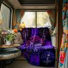 Purple Tree Of Life Pentagram Celtic Knot Blanketcustomize Your Name Lightweight Comfortable And Stylish Blanket For Travel Bed Home Chair Office Sofa