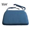 Cozy Velvet Seat Cushion for Daily Use Plush Chair with Ties, Soft Non-slip Cushion, 15.75" Pad Student Dorms x Warm Office Dining Anti-slip Thickened
