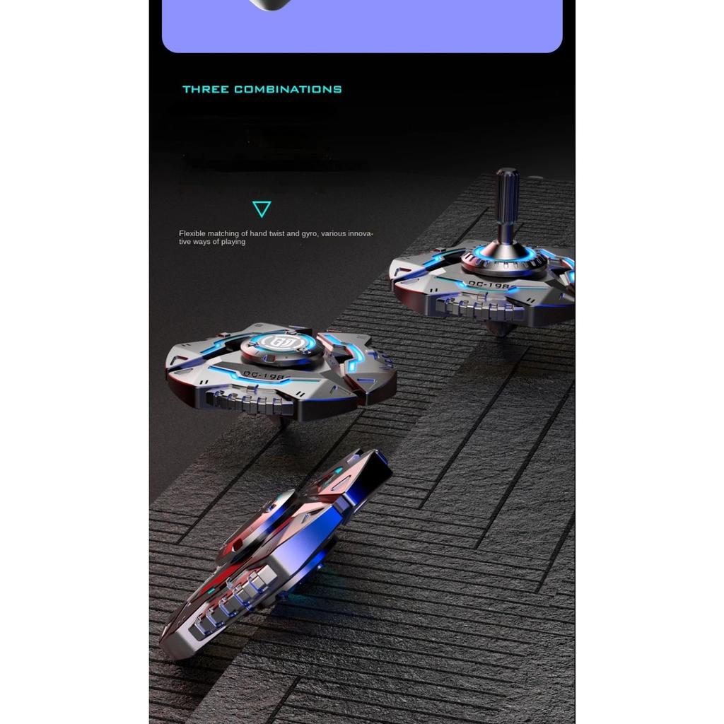 Спиннер металлический светящийся долгое время вращения многофункциональный ручной спиннер для взрослых игрушка для снятия стресса гироскоп ATOM