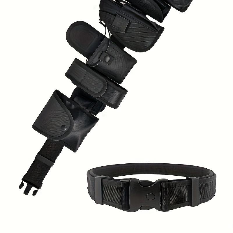 Tactical Military Security Belts Polices Guard Outdoor Multifunctional Utility Kit Modular Duty Belt with Holster Pouch Set