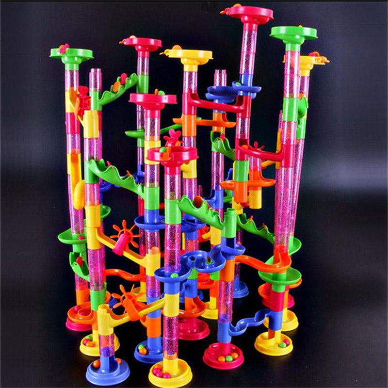 Marble Run Race Children Kid Boys Building Construction Blocks Creative Game