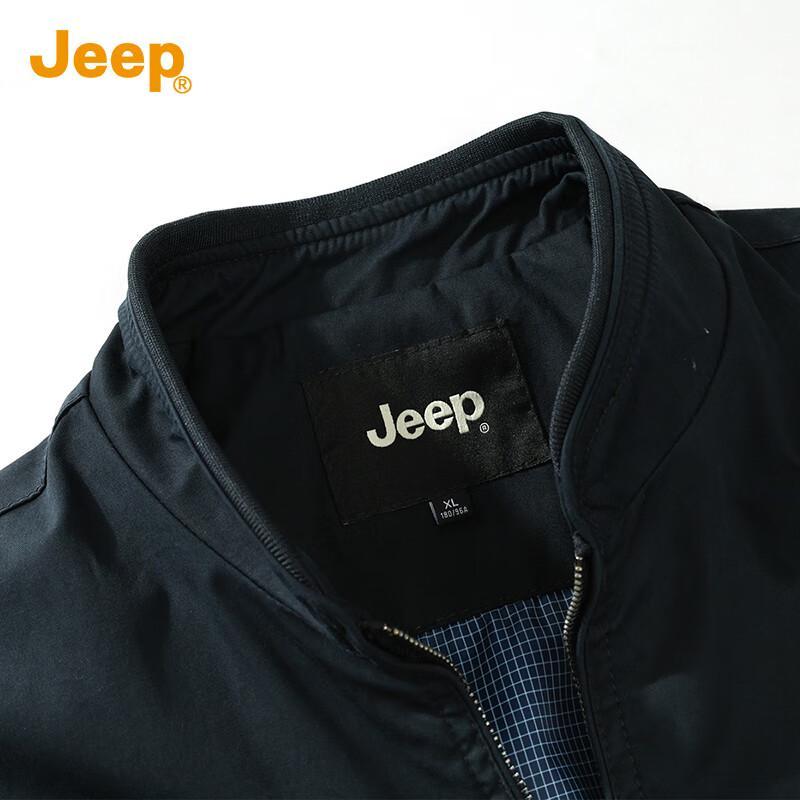 Jeep Мужская куртка из чистого хлопка с воротником-стойкой на осень/зиму 2025 года