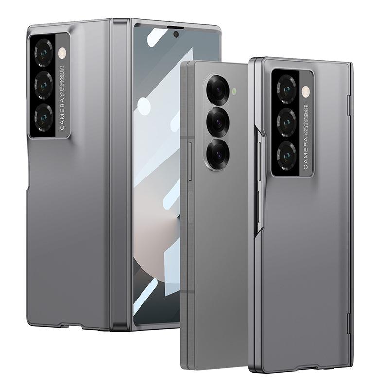 Чехол для телефона Samsung Z Fold6: Складная защитная пленка для экрана со встроенной магнитной застежкой и полной защитой камеры в минималистичном стиле