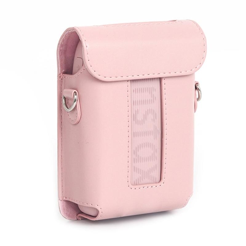 Protective Case For Mini Link 3 Smartphone Printer, PU Leather Shoulder Bag With Soft Lining Secure Storage Bag