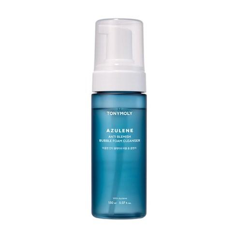 TONYMOLY Azulene Blemish Care Bubble Foam Cleanser Refreshing Sebum Care Facial Cleanser 150ml