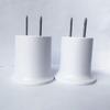 White Converter EU/US Plug Bulb Lamp Lamp Holder E27 Lamp Base Light Socket
