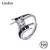 Классическое кольцо Lindon с медным цирконием, женские ювелирные изделия, свадебный подарок для вечеринки