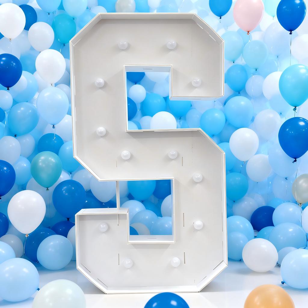 С светодиодной подсветкой Cool White, Letter KT Board 4 фута/120 см – Фон для свадьбы, дня рождения, Декор, Декор для выпускного вечера – Световой знак-вывеска