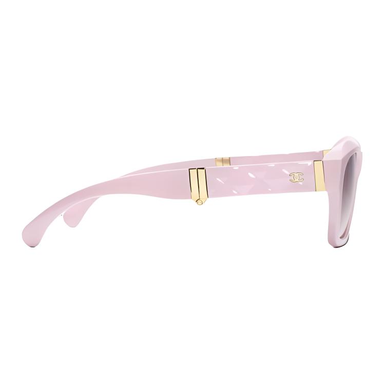 Chanel Full Frame Design Nylon Fiber Square Sunglasses Unisex sunglasses Pink A71692X02081S0584