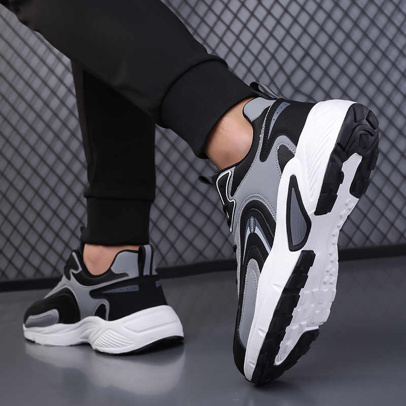 Autumn Thick Sole Vulcanization Woven Gym Shoes Man Chinese Sneakers Sport New Season Clearance Special Offers Play