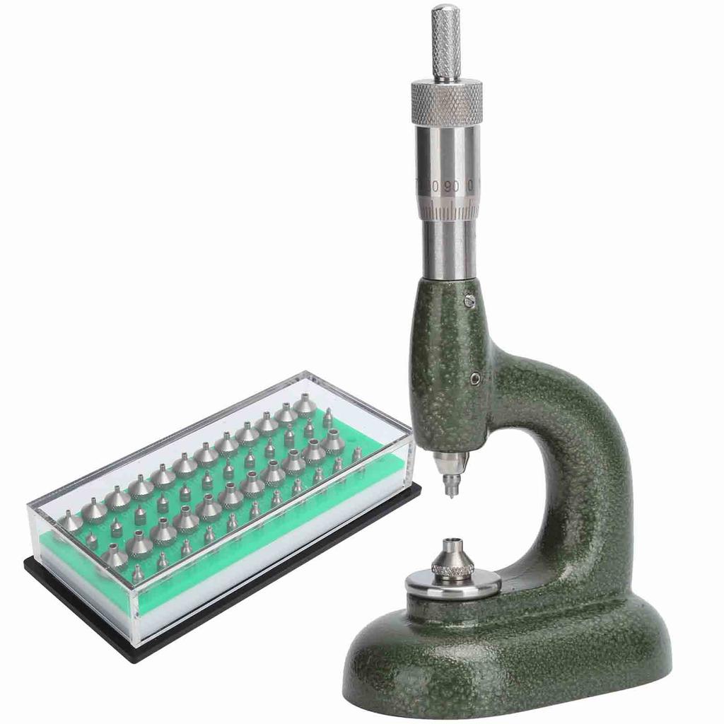 Инструменты для ремонта часов Часовщик Машина для установки стразов Микрометр для измерения шага резьбы Темно-зеленый