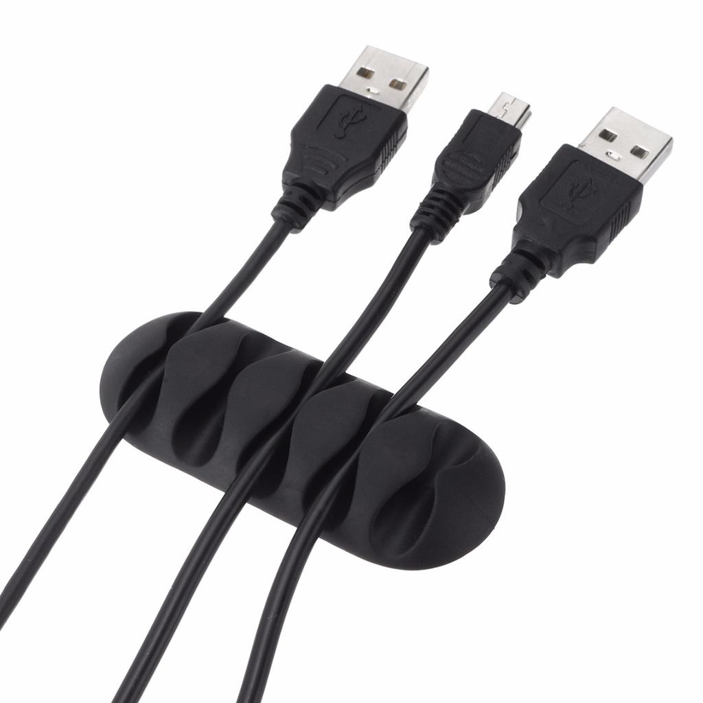 Проводной шнур Зажимы для проводов USB-держатель зарядного устройства Органайзер Настольный кабель для хранения