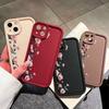 Soft Silicone Square Ladder Printing Pattern Phone Casing Full Cover Camera Shockproof Protection Rubber Case for Samsung