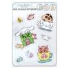 Sunstar Stationery Мелок x Cinnamoroll Наклейка Большой Размер Прозрачный Стакан S8584036 Шин-чан