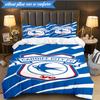 3PCS Cardiff Fc Crest Printed Soft Bedding Set,Including 1pc Duvet Cover And 2pcs Pillowcases Perfect for Bedroom, Dormitory, Fan gift