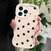 Стильный чехол для телефона с рисунком в виде сердца для iPhone 11 12 13 14 15 Pro Max 6 6S 7 8 Plus Xs Wave Edge, противоударный защитный резиновый чехол