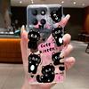 Phone Case For Motorola Moto G15 / Moto G15 Power Funda Capa Butterfly Bow Protective Casing Transparent Soft Silicone TPU Cover