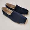 Men's 2024 Summer Linen Espadrilles: Comfortable, Breathable Slip-ons with Thick Sole and Trendy Straw Braided Design