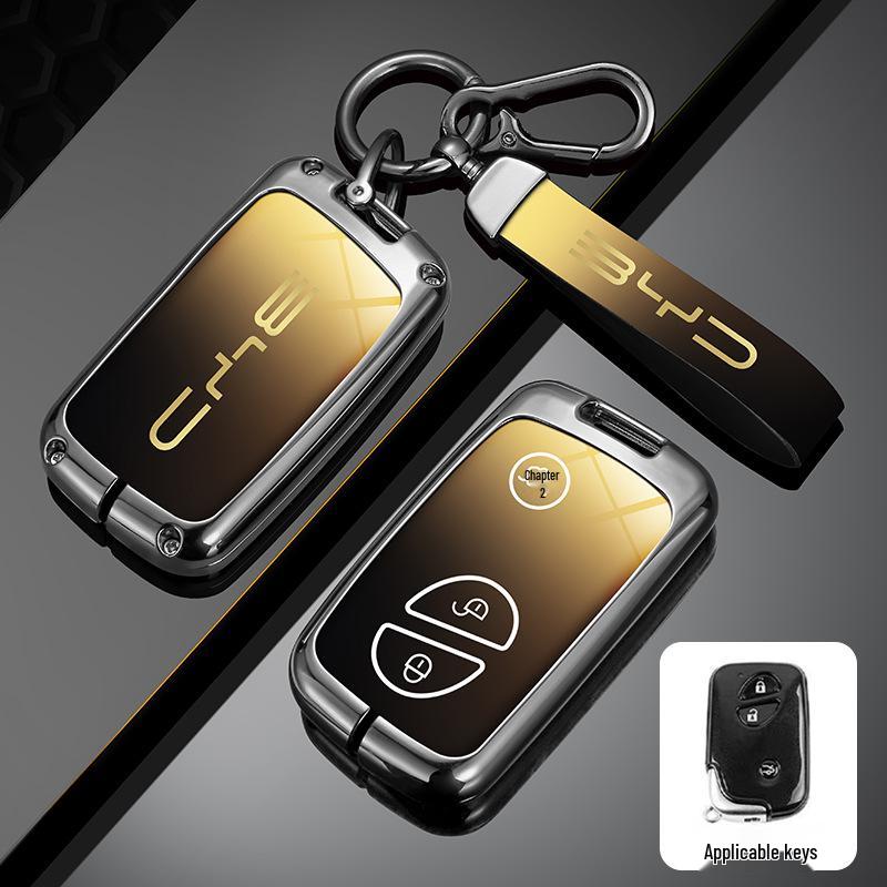 BYD Dolphin 22-24 Key Case: Compatible with Han, Song Plus, Tang DMI, Qin Pro, Yuan E2
