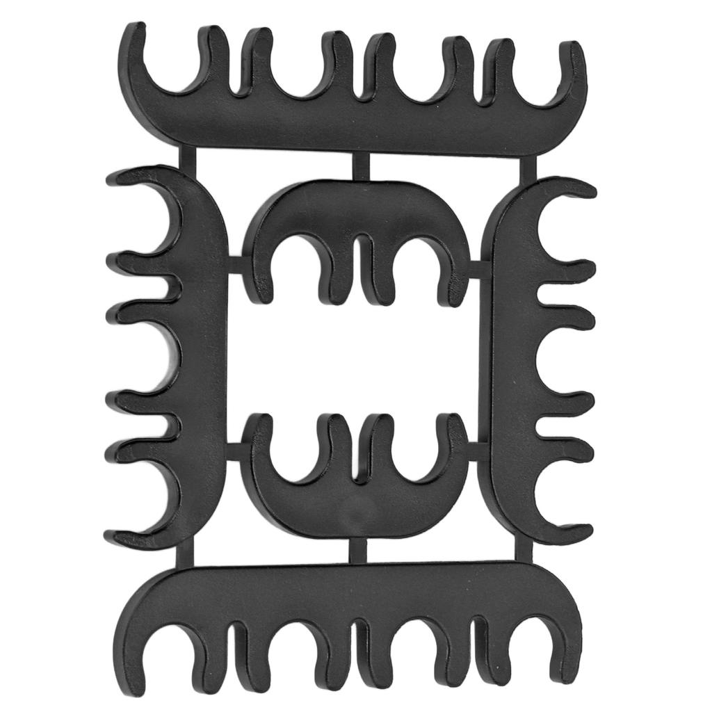 Ignition Wire Divider 8mm ABS Black Wearproof Heat Resistant Durable Separator Clamp