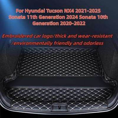 Коврик в багажник автомобиля для Hyundai Tucson NX4 -2025 Sonata 11-го поколения 2024 Sonata 10-го поколения - Автоаксессуары