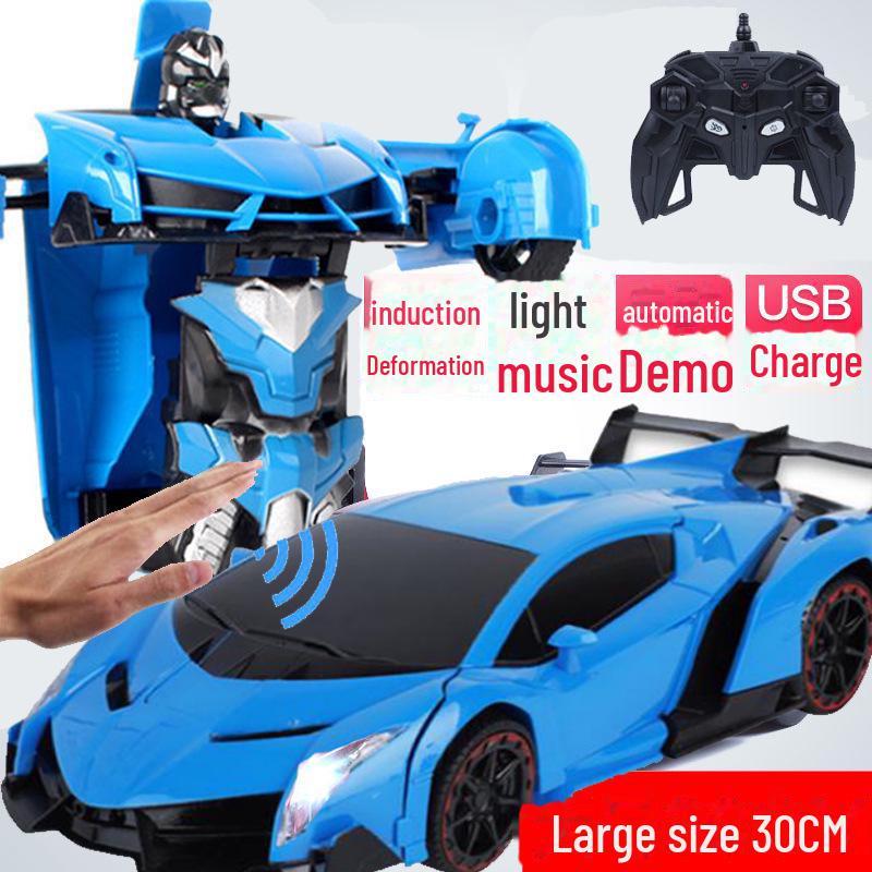 Детский игрушечный робот-трансформер на дистанционном управлении