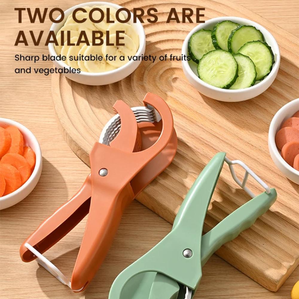 Творческий Фруктовый Овощерезка Салатный Резак Измельчитель Портативный Ручной Бананорезка Гаджеты Для Домашней Кухни Инструмент Для Измельчения Аксессуары