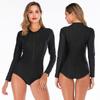 One-piece Long Sleeve Zipper Surfsuit Sunscreen Women's Swimsuit Diving Suit Swimsuit
