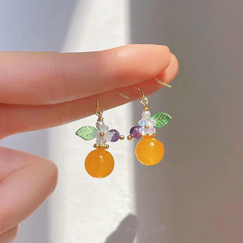 Ретро-элитные женские серьги-кисточки в стиле ханьфу с ландышами в стиле Ся Мэнхуалу