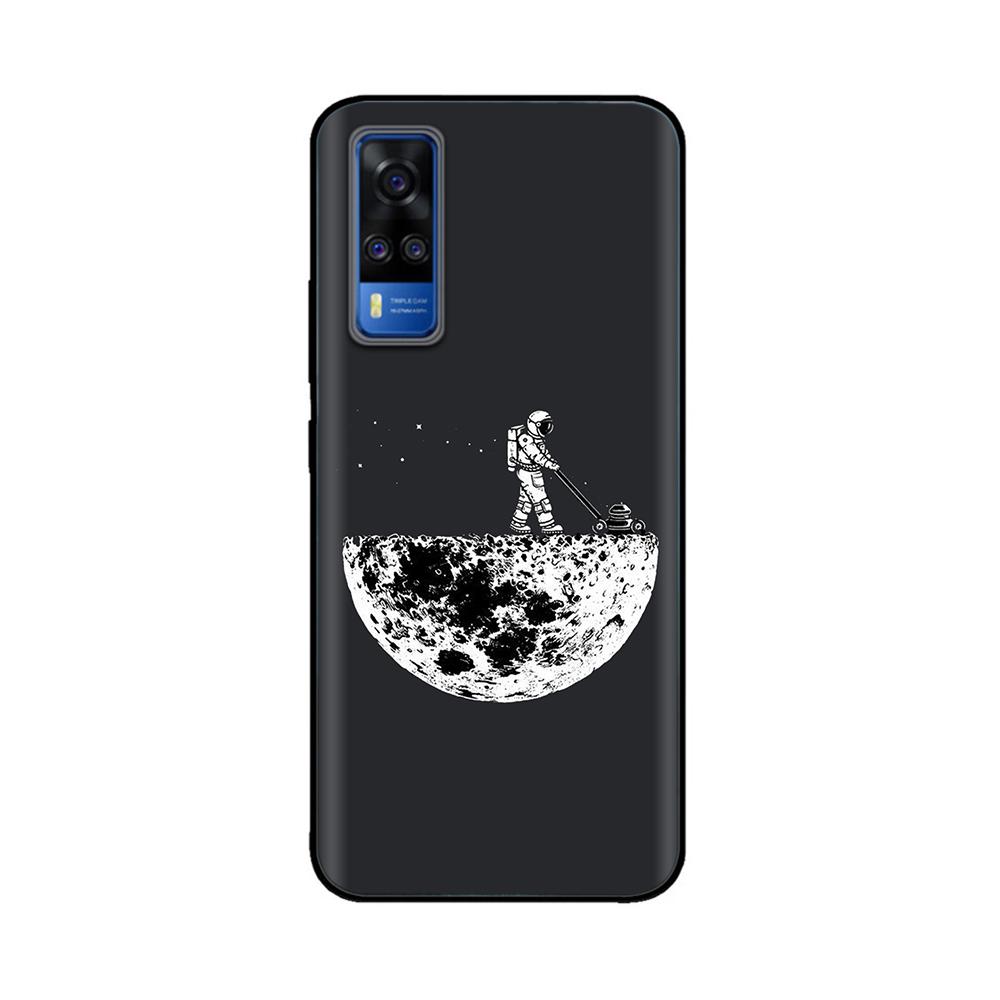 Для vivo Y31 2021 Чехол Мягкий Черный силикон Задняя крышка Fundas Для Vivo Y51a Y51 2020 Декабрь V2030 Y 51 VivoY31 V2036 Чехол для телефона