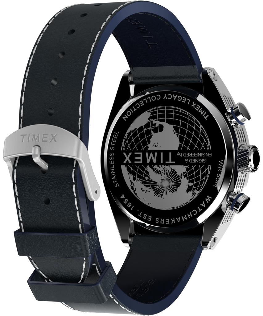 Legacy Watch Кварцевые 5 АТМ Водонепроницаемые Минеральное Стекло Синий Циферблат TW2W93500 [TIMEX] Мужские [Б/У]