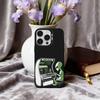 Забавный S-Космос НЛО A-Инопланетянин T-Штука Чехол для телефона Для iPhone17,16,15,14,13,12,11 Plus,Pro Max Черный Конфетный серебристый чехол для телефона
