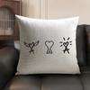 Fashion Luxury AAmi Cushion Cover Natural Linen Organic Fabric DoubleSided Printing Home Decor Breathable Environmentally