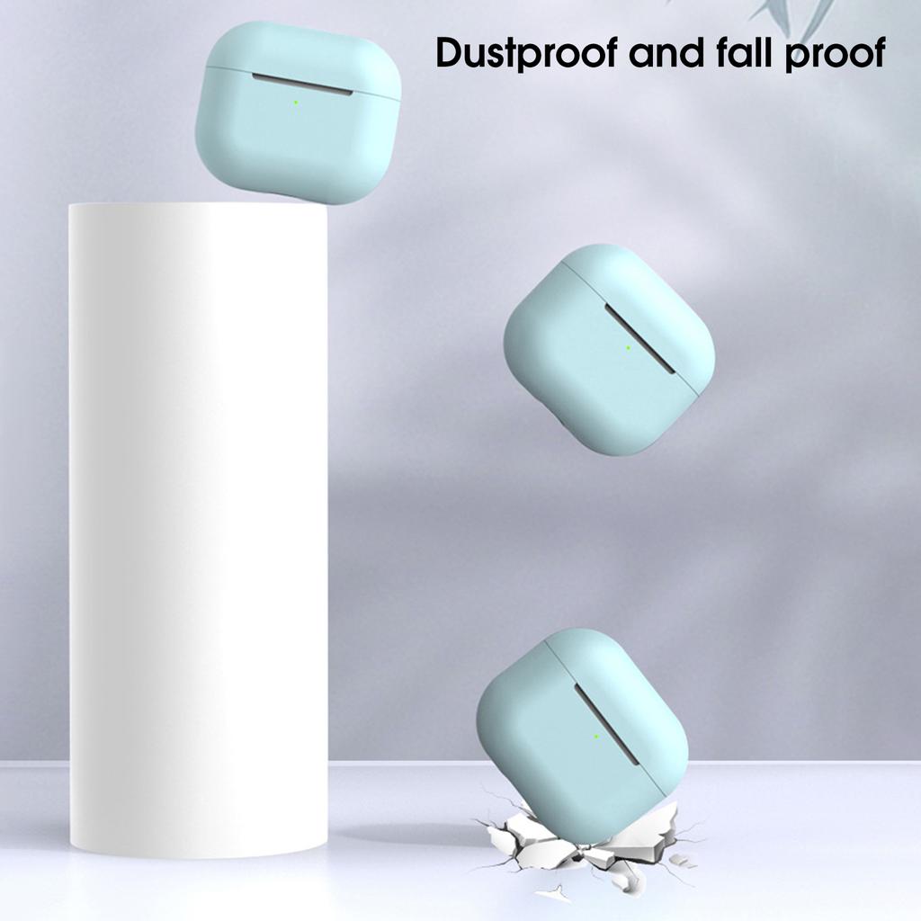 Износостойкий чехол для хранения однотонных наушников с защитой от падения для AirPods Pro
