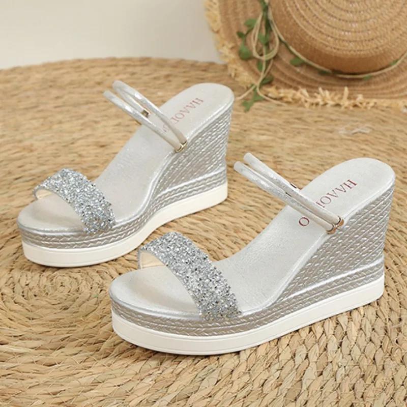 Wedges Sandals Women Summer Platform Shoes Women High Heels Luxury Designer Sandals Outdoor Beach Woman Shoes Sandalias De Mujer