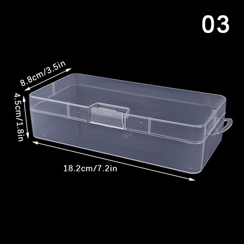 1 шт., чехол для ручек для ногтей, коробка из полипропилена, прозрачная коробка для кистей для ногтей, канцелярские принадлежности, школьный пенал, принадлежности для хранения карандашей