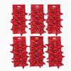 5Pcs/Set 14cm Sparkling Bow Christmas Decorations Xmas Tree Pendant Ornament for Home Decor New Year Party DIY Bows Decorations