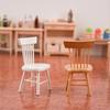 Simulation Mini Wood Chair Furniture Model Toys For Doll House Decoration 1/12